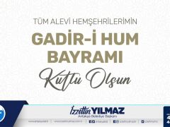 BAŞKAN YILMAZ GADİR-İ HUM BAYRAMI’NI KUTLADI