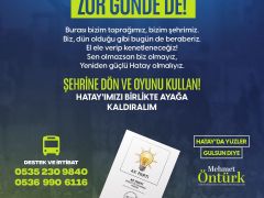 ÖNTÜRK: “OYUNU ŞEHRİNDE KULLAN”