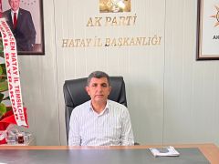 AK PARTİ HATAY  İL BAŞKANI MUSTAFA ERDOĞAN 19 MAYIS ATATÜRK’Ü ANMA,GENÇLİK VE SPOR BAYRAMI KUTLAMALARI DOLAYISIYLA BİR MESAJ YAYIMLADI