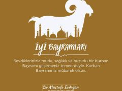 AK Parti Hatay İl Başkanı Dr. Mustafa Erdoğan’dan Kurban Bayramı Mesajı