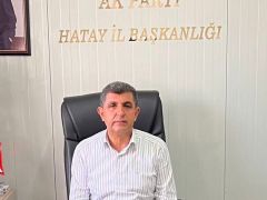 AK Parti Hatay İl Başkanı Dr. Mustafa Erdoğan’dan 30 Ağustos Zafer Bayramı Mesajı
