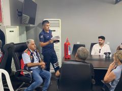 HBB İTFAİYESİNDEN YANGINA MÜDAHALE EĞİTİMİ