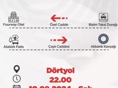 DÖRTYOL’DA 2 CADDEDE TRAFİK AKIŞ YÖNÜ DEĞİŞTİ