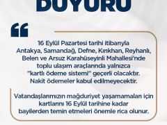16 EYLÜL’DE NAKİT ÖDEME DÖNEMİ SONA ERİYOR