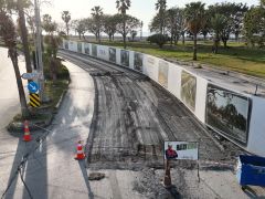 HBB, İSKENDERUN SAHİL YOLUNU ASFALTLIYOR