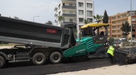 HARBİYE CADDESİ’NDE ASFALT ÇALIŞMALARI BAŞLADI