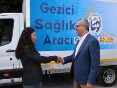 BÜYÜKŞEHİR FİLOSUNA 2 ADET GEZİCİ SAĞLIK ARACI KATILDI