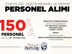 BÜYÜKŞEHİR 150 MEMUR ALIMI YAPIYOR