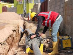 HARRAN MAHALLESİ’NE YENİ DEPO VE İÇME SUYU HATTI 