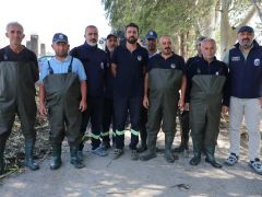 HBB, GÖLBAŞI GÖLÜ’NÜ TEMİZLİYOR
