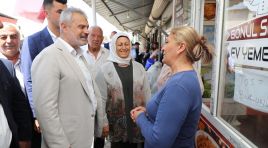 BAŞKAN ÖNTÜRK KUMLU’DA ESNAFI DİNLEDİ