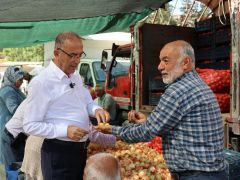 BAŞKAN YAPAR’DAN PAZAR YERİ ZİYARETİ