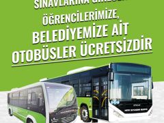 HBB’DEN, YKS ÖĞRENCİLERİNE ÜCRETSİZ ULAŞIM DESTEĞİ
