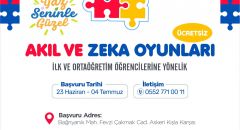 İLK VE ORTAÖĞRETİM ÖĞRENCİLERİNE YÖNELİK AKIL VE ZEKA OYUNLARI