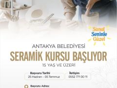 SERAMİK KURSU BAŞLIYOR