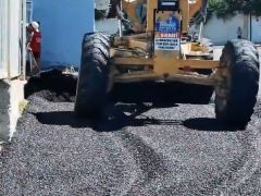 AKCURUN MAHALLESİ’NDE ASFALT ÇALIŞMASI
