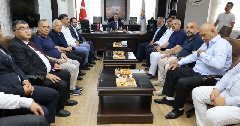 HBB BAŞKANI ÖNTÜRK’TEN BAŞKAN AMAÇ’A ZİYARET