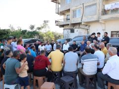 BAŞKAN YAPAR, YANGINDAN ETKİLENEN MAHALLELERİ ZİYARET ETTİ