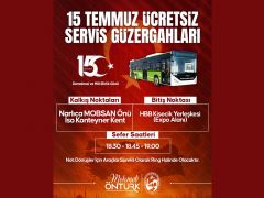 HBB’DEN 15 TEMMUZ ETKİNLİKLERİNE ÜCRETSİZ ULAŞIM DESTEĞİ