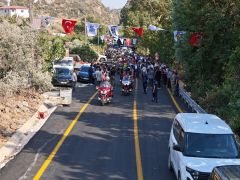 SERİNYOL-MADENLİ YOLU AÇILIŞ TÖRENİ’NE MOTORSEVERLER COŞKU KATTI
