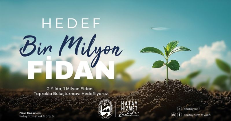 BAŞKAN ÖNTÜRK’ÜN FİDAN SÖZÜ GERÇEK OLDU