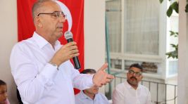 BAŞKAN YAPAR, KUYULU MAHALLESİ’NDE MUHTARLARLA BİR ARAYA GELDİ