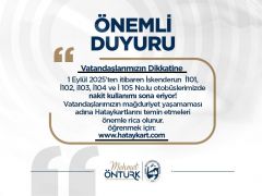 1 EYLÜL’DE NAKİT ÖDEME DÖNEMİ SONA ERİYOR