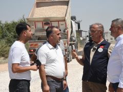 BAŞKAN YAPAR, SAHADAKİ ÇALIŞMALARI YERİNDE İNCELEDİ
