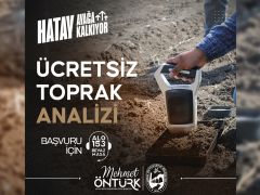 ÜCRETSİZ TOPRAK ANALİZİ HİZMETİ 25 AĞUSTOS’TA BAŞLIYOR