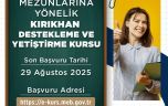 HBB’DEN KIRIKHAN’DA LİSE MEZUNLARINA KURS DESTEĞİ
