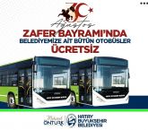 ZAFER BAYRAMI’NDA HBB OTOBÜSLERİ ÜCRETSİZ OLACAK  