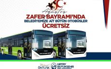 ZAFER BAYRAMI’NDA HBB OTOBÜSLERİ ÜCRETSİZ OLACAK  