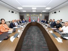 BAŞKAN ÖNTÜRK, DEĞERLENDİRME TOPLANTISI’NA KATILDI