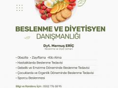 BESLENME VE DİYETİSYEN DANIŞMANLIĞI HİZMETİYLE SAĞLIKLI YAŞAMA DESTEK