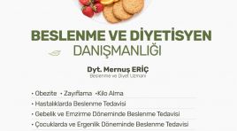 BESLENME VE DİYETİSYEN DANIŞMANLIĞI HİZMETİYLE SAĞLIKLI YAŞAMA DESTEK