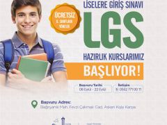 LGS HAZIRLIK KURS BAŞVURULARI BAŞLADI