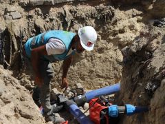 ALTINÖZÜ KESKİNCİK’TE 40 YILLIK İÇME SUYU ŞEBEKESİ YENİLENİYOR 