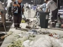 PAZAR YERLERİNDE TEMİZLİK ÇALIŞMALARI