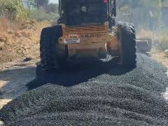 HAFTA SONU ASFALT ÇALIŞMALARI GERÇEKLEŞTİRİLDİ