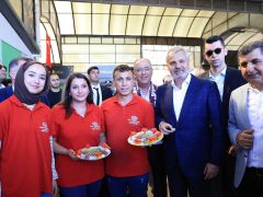 BAŞKAN ÖNTÜRK’TEN UZUN ÇARŞI ESNAFINA ZİYARET