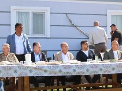 BAŞKAN YAPAR, MAHALLE MUHTARLARIYLA BULUŞTU