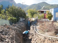 ALAN YAYLASI’NDA SU ŞEBEKESİ YENİLENİYOR