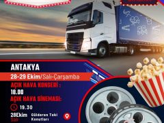 Kültür ve Turizm Bakanlığı Gezen Sinema Tırı Antakya’da!