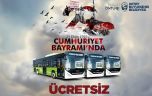 CUMHURİYET BAYRAMI’NDA HBB OTOBÜSLERİ ÜCRETSİZ OLACAK