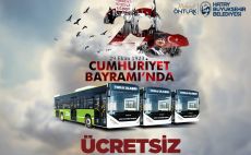 CUMHURİYET BAYRAMI’NDA HBB OTOBÜSLERİ ÜCRETSİZ OLACAK