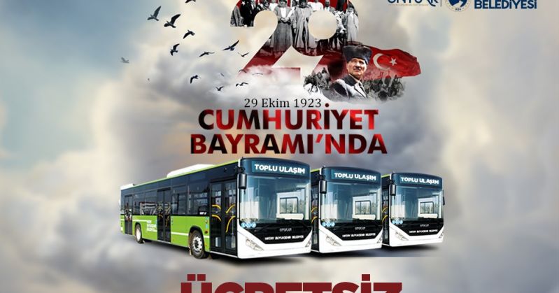 CUMHURİYET BAYRAMI’NDA HBB OTOBÜSLERİ ÜCRETSİZ OLACAK