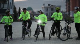 HATAY’DAN ANKARA’YA PEDAL ÇEVİRİYORLAR: 10 KASIM’A ANLAMLI YOLCULUK