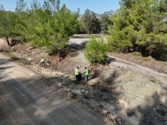 YAYLADAĞI BARAJI’NDA TEMİZLİK ÇALIŞMASI