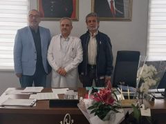 Hatay Defne Devlet Hastanesi’nin Yeni Başhekimi Mahmut Bayrakçıoğlu’na Hayırlı Olsun Ziyareti