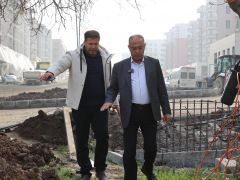 VALİ ÜRGEN PARKI’NDA İNCELEMELER